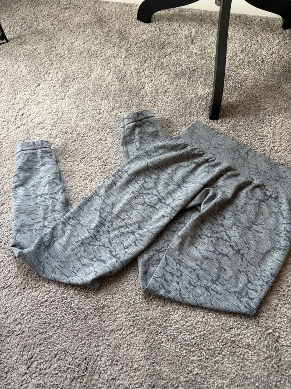 NVGTN Gray Marbled LEGGINGS - Picture 1 of 6